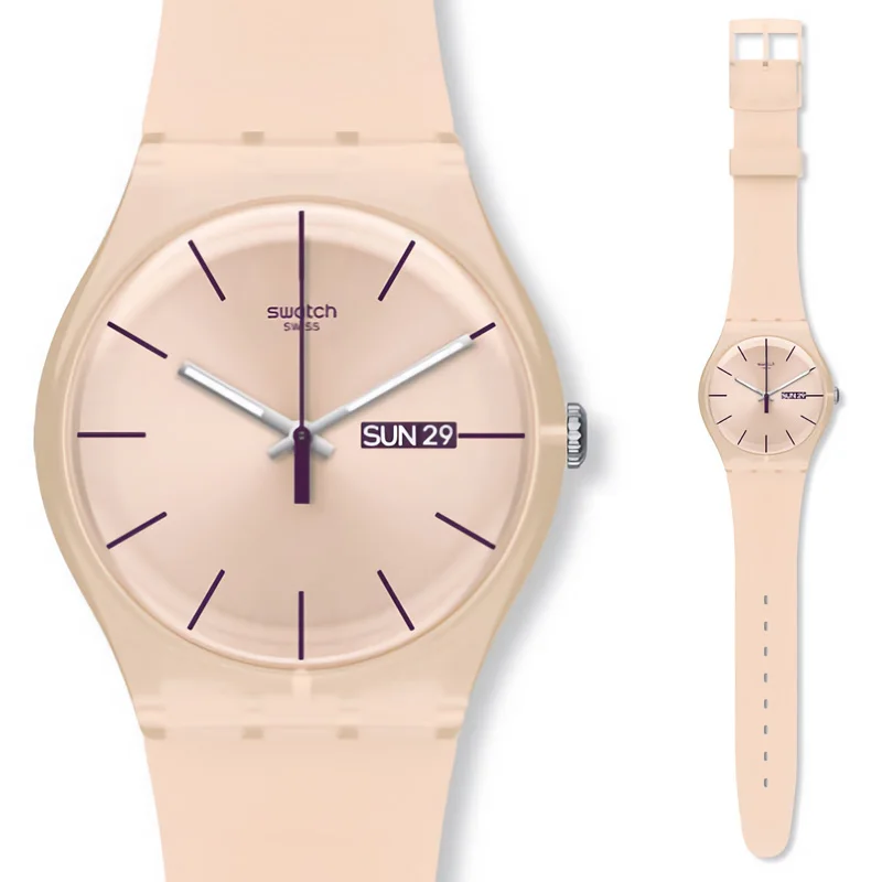 Часы Swatch оригинальные ранние часы для студентов SUOT700|Кварцевые часы| |