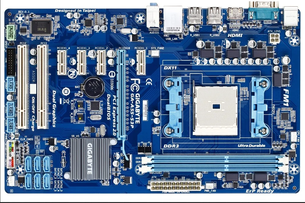 الأصلي اللوحة جيجابايت مقبس GA-A55-S3P A55-S3P usb2.0 32 جيجابايت sata ii a55 fm1 ddr3 سطح اللوحة الشحن مجانا الأصلي اللوحة جيجابايت مقبس GA-A55-S3P A55-S3P usb2.0 32 جيجابايت sata ii a55 fm1 ddr3 سطح اللوحة الشحن مجانا