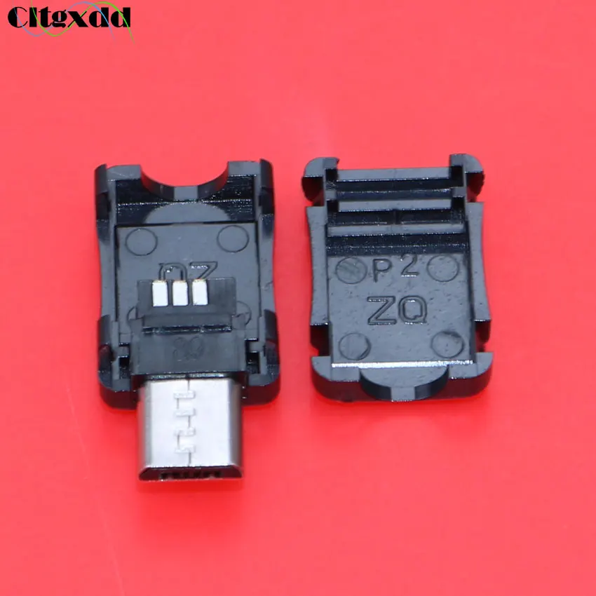 Cltgxdd 2 шт. Micro USB разъем 5 pin V8 Порт штекер с пластиковой крышкой для видов