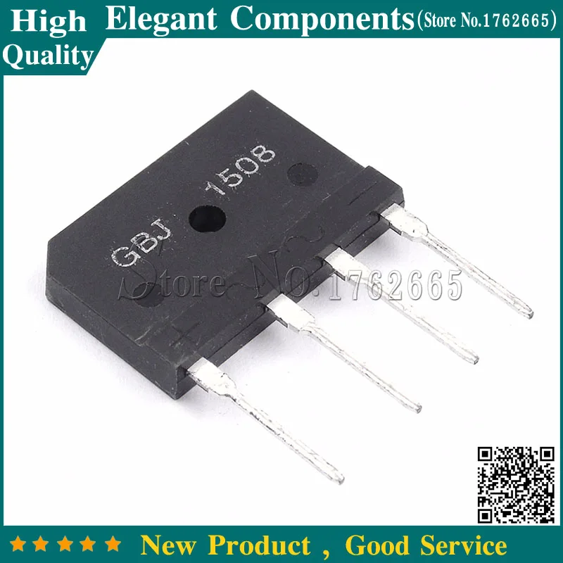 5PCS GBJ1508 15A 800V Induction Cooker Rectifier Bridge Originalbridge