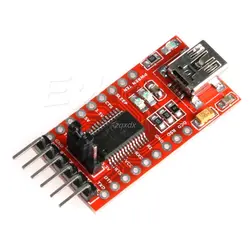 FT232RL FTDI USB к ttl Серийный адаптер 3,3 V 5,5 V для мини Порты и разъёмы электронный модуль июля челнока