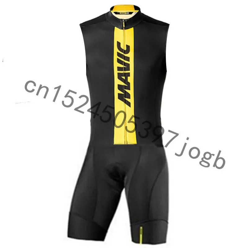 2019 MAVIC برو فريق الدراجات Skinsuit الترياتلون روبا Ciclismo مايوه بذلة الطريق سباق Skinsuit أكمام دراجة جيرسي مجموعة