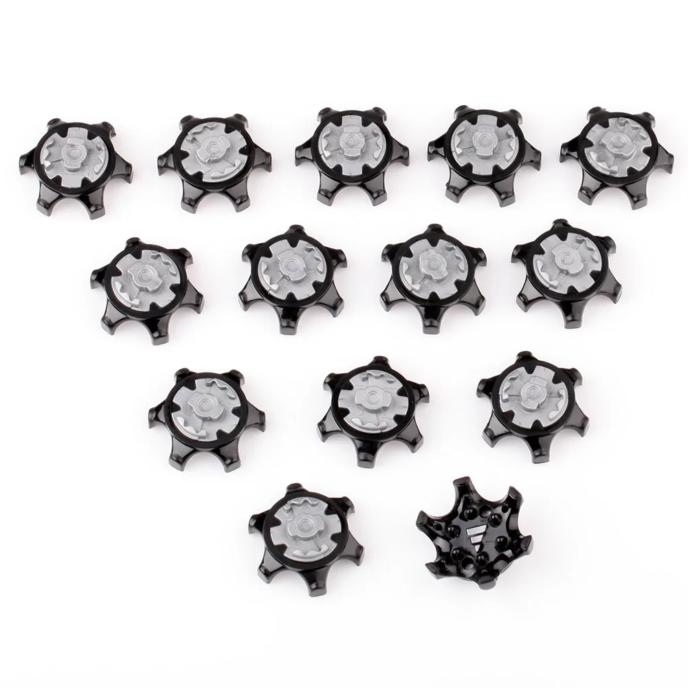 14 Pcs حذاء جولف سبايك استبدال المربط البطل تويست السريع برغي الأزرار ستينغر أسود + رمادي شحن مجاني