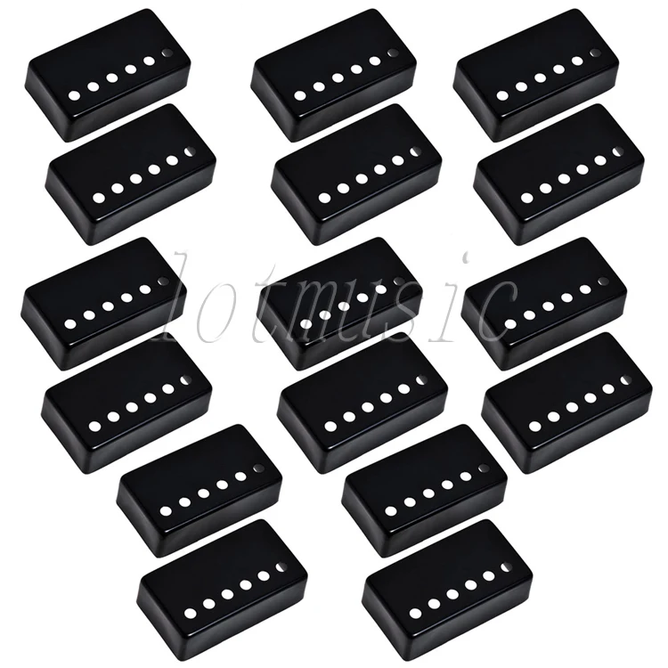 Buy 16Pcs Black Metal Humbucker Pickup Covers Neck