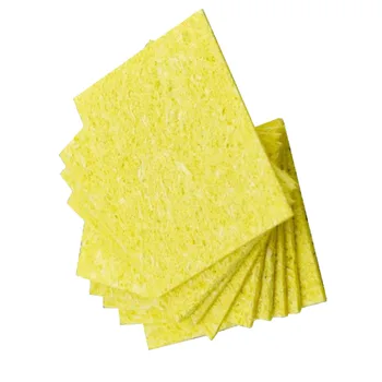 

Cleaning Sponge 5pcs Solder Iron Tip Welding PCB Cleaning Pads Universal Soldering Iron Replacement Rectangle Sponges