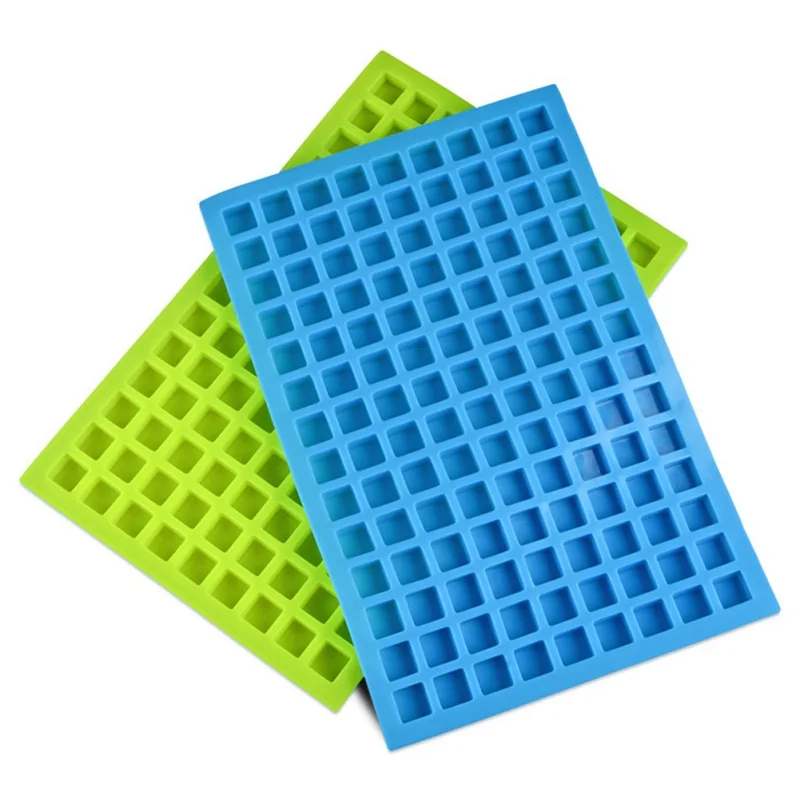 

Silicone 126 Grids Fruit Ice Cube Maker Food Grade Ice Tray DIY Creative Small Ice Cube Mold Square Shape Mould Ice Cream Tool