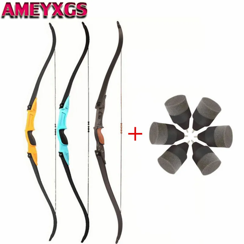

1Set Archery 56" CS Game Bow Takedown Recurve Right Left Hand Target Sponge For Outdoor Competition Hunting Shooting Accessories