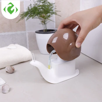 

1PC Portable Shower Shampoo Dispensers Press Pump Bottles Snail Shaped Soap Liquid Lotion Storage Container Bathroom Accessories