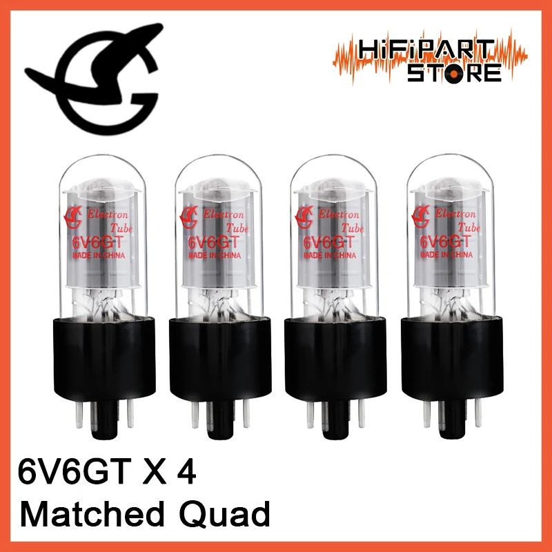 4 шт Shuguang 6V6GT клапан соответствующий четырёхцилиндровой лампе аксессуары для