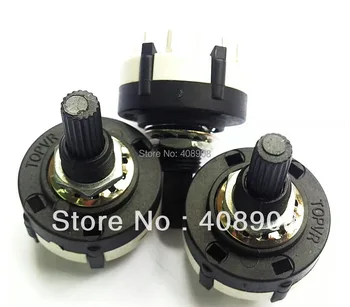 

10pcs x 2 Pole 1-6 Position 12PINS PANEL PCB Wiring ROTARY SWITCH Plastic SWITCH