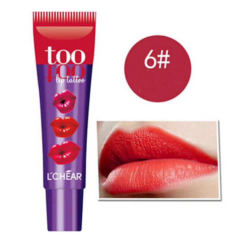 Разрывающий волшебный блеск для губ разноцветный водонепроницаемый Женский блеск для губ жидкая помада длительного действия - Цвет: Cherry Red
