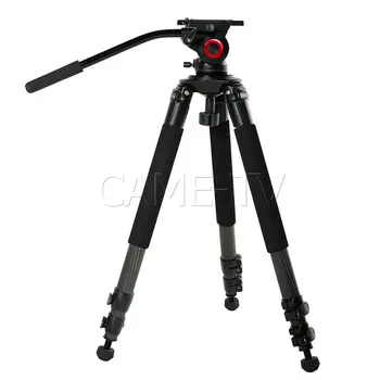 

CAME-TV Carbon Fiber Tripod With Fluid Bowl Head Max Load 55 Lbs 701B