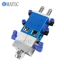Free Shipping Dual Fluid Large Flow Dispensing Valve Double Acting Cylinder Glue/ Liquid Dispenser цена Free Shipping Dual Fluid Large Flow Dispensing Valve Double Acting Cylinder Glue/ Liquid Dispenser цены онлайн
