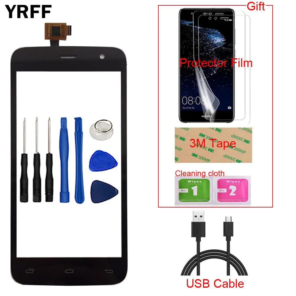 

5'' Smartphone Touch Screen For Dexp Ixion E150 E 150 Digitizer Touch Panel Touch Screen Front Glass Sensor Tools Gift
