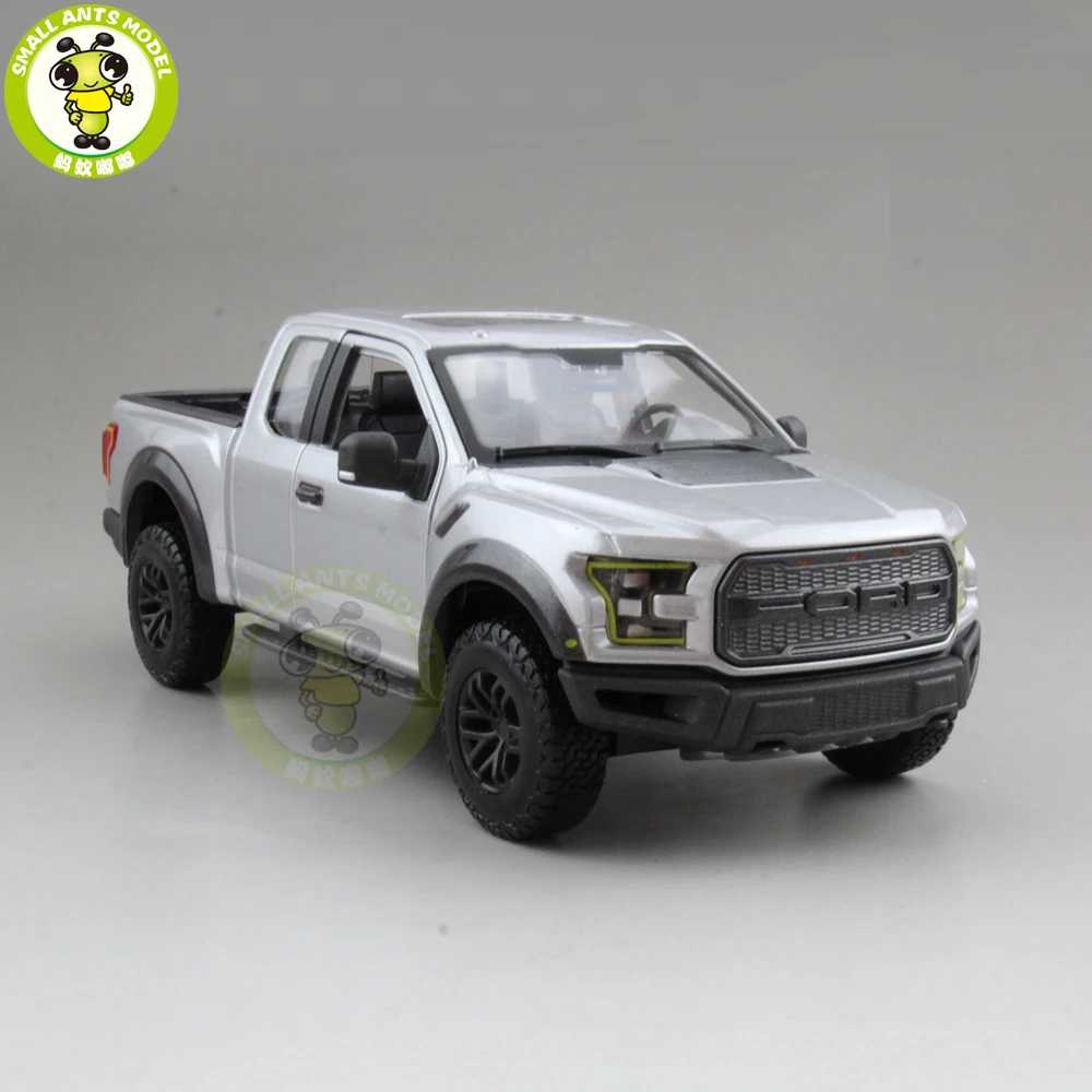 1/24 Ford F150 F 150 Raptor грузовики пикап литой металлический автомобиль модель игрушки для детей мальчик девочка подарок коллекция Maisto серебро