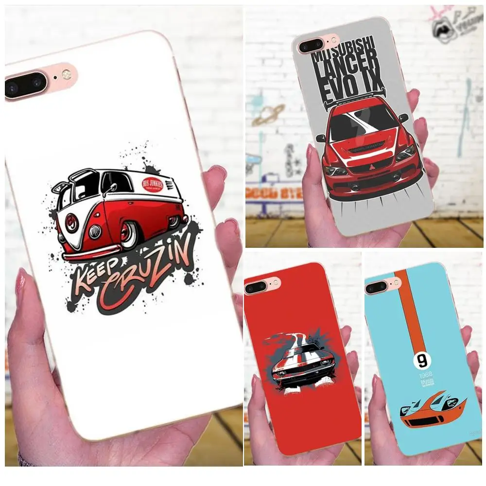 

Fashion Drift Cars Auto JDM For Apple iPhone 4 4S 5 5C 5S SE 6 6S 7 8 Plus X XS Max XR TPU Cases Fundas