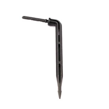 30/40/50 pces 3/5mm mangueira gotejamento emissores irrigação curva seta dripper vasos plantas micro sistema de irrigação irrigador