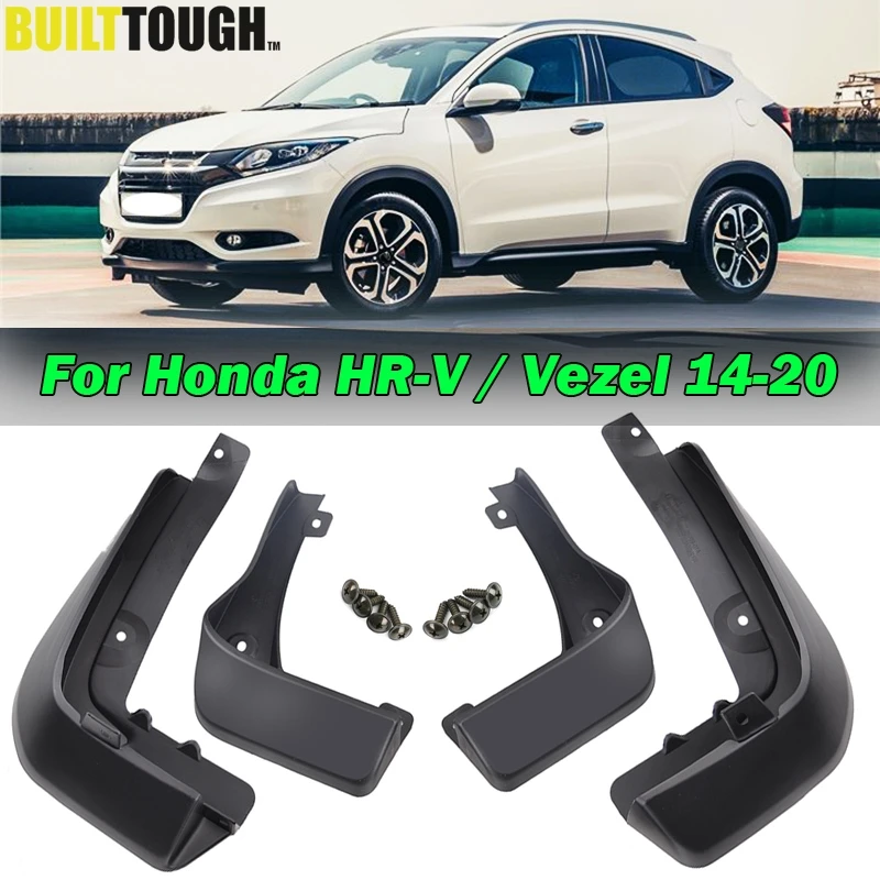 

Set Mud Flap Flaps For HONDA HR-V HRV VEZEL 2014 - 2020 Mudflaps Splash Guards Front Rear Mudguards 2019 2015 2016 2017 2018