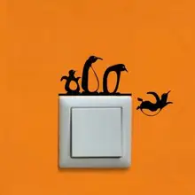 Маленькие пингвины настенные наклейки для домашнего декора