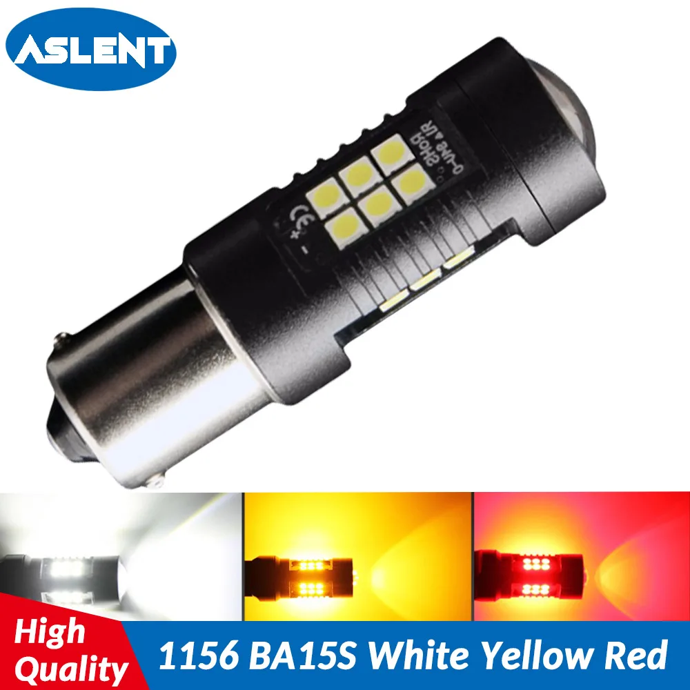 

1Pcs 1156 BA15S P21W LED BAY15D LED Bulb 1157 P21/5W R5W 21pcs 3030SMD Auto Lamp Bulbs Car LED Light 12V - 24V