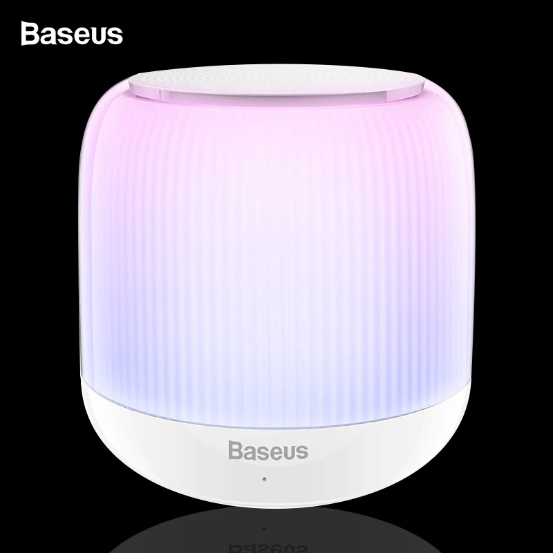 

Baseus Bluetooth Speaker Portable LED Mini Wireless Speakers Stereo Sound Loudspeaker With TF Card Outdoor Speaker Music Player
