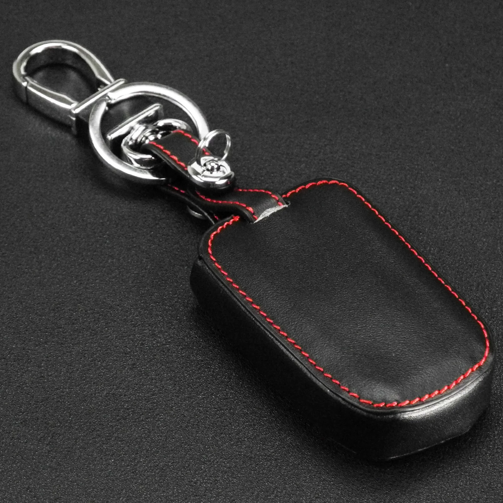 Keyforkess telecomando in pelle 4BTN Fob portachiavi per auto cover per Hyundai Genesis Equus Elantra Veloster Sonata fit Kia K2 K5 - HTB1NgIMaTJ SKJjSZPiq6z3LpXaQ