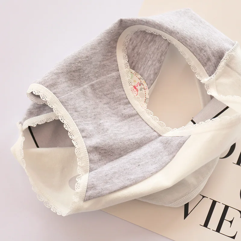 HUIGUAN Young Girl Student Rabbit Patterned Cute Panties Women Soft Cotton Underwear Brethable Seamless Briefs Ladies Lingerie