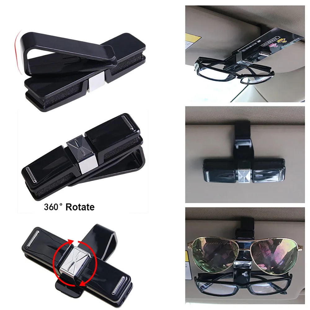 

Fashion Car Accessory Sun Visor Sunglasses Eye Glasses Card Pen Holder Clip NEW #SMT0410