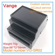 10 шт./партия пресс-формы для литья под давлением, ABS пластиковая коробка для проекта diy 88*72*59 мм для измерительного устройства