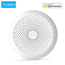 Aqara-концентратор mi Gateway с RGB светодиодный ночной Светильник смарт-работа с Apple Homekit и Xiao mi Aqara Smart App WiFi Zigbee smart Gateway