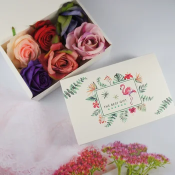 

21*14*5cm Flamingo best gift theme 10 Pcs cookie Macaron Chocolate Paper Box Christmas Birthday wedding Party Gifts Packaging