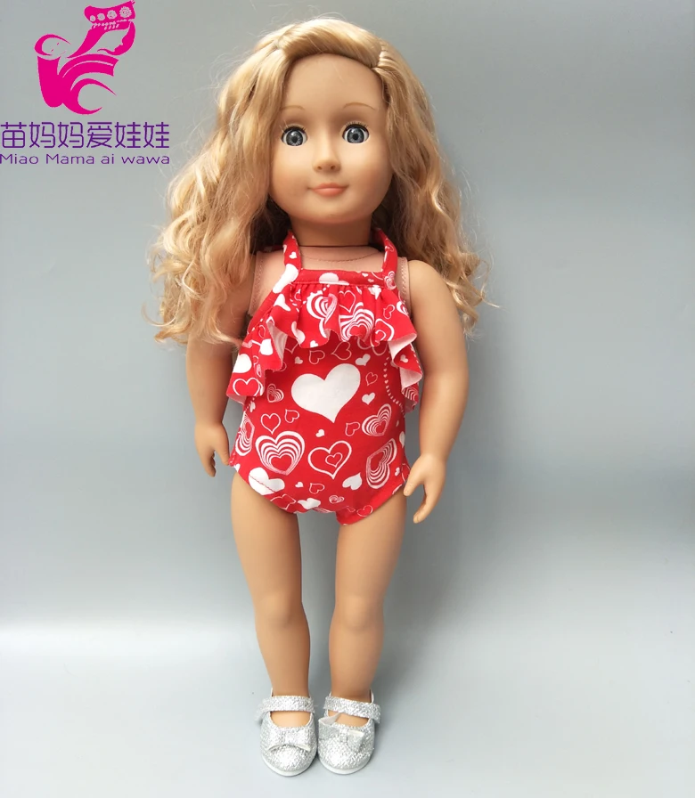 17 inch Baby new born Doll pink dress with bow for 18 inch girl doll sequin dress children gifts