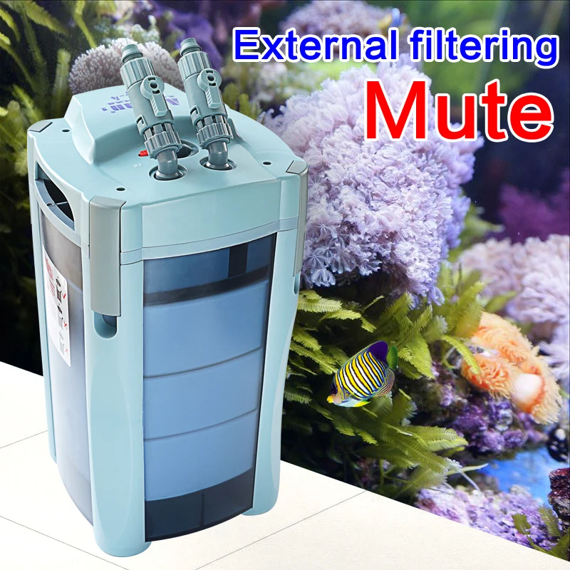 ATMAN EF-4, внешняя фильтрация для аквариума, биохимический фильтр для аквариума, внешний фильтр