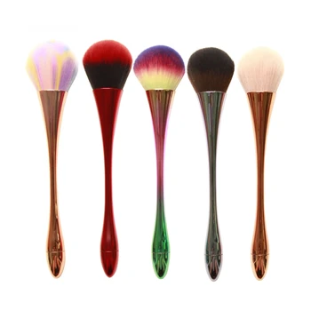 

New 5 colours makeup set,Soft Slim Waist Cosmetics Brush set,High Quality Fishtail Brushes kit,Fiber Brush Head for Makeup