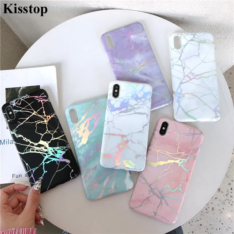Чехол Kisstop Laser Magic для iPhone 7 8 6 6S Plus мягкий силиконовый чехол из ТПУ X XS Max XR |