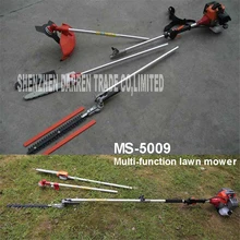 MS-5009 Long Reach Pole Chainsaw telescopic pole Petrol Chainsaw Brushcutter Tree Pruner with 3 extending pole Tools Garden 1.5m