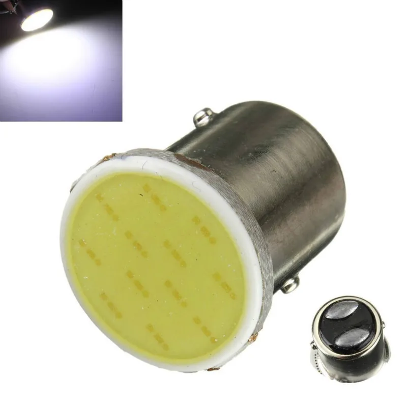 

2x 24V 1157 BAY15D 1016 P21/5W White LED COB 12 Chips Auto Brake Lamp Tail Turn Light Auto car Signal Light Parking Backup Lamp