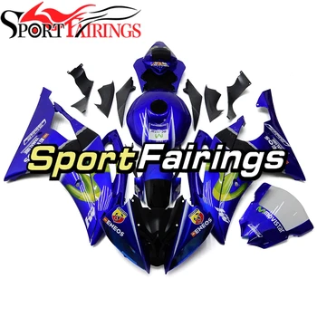 

Complete Sportbike Fairings Carenes for Yamaha YZF600 R6 2008 2016 09 10 11 12 13 14 15 Blue Black Motorbike Covers Cowlings