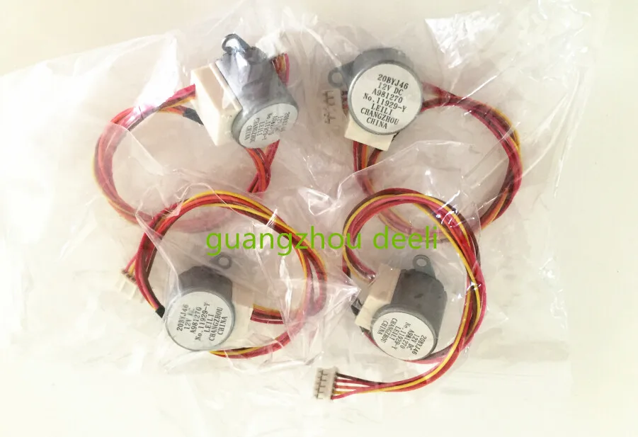 Air Conditioning Drift Swing Wind Motor Stepping Motor 20BYJ46 12V 16V 20-30cm Length For Panasonic