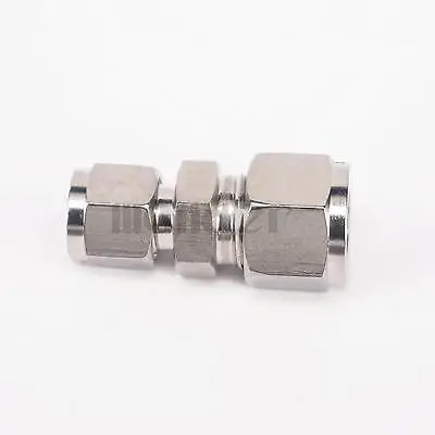 8mm x 12mm Tube OD 304 Stainless Steel Reducer Compression fitting Union Connector | Обустройство дома