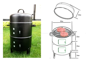 

high quality smoked furnace, charcoal BBQ grill,outdoor bbq grill,outdoor smoked grill
