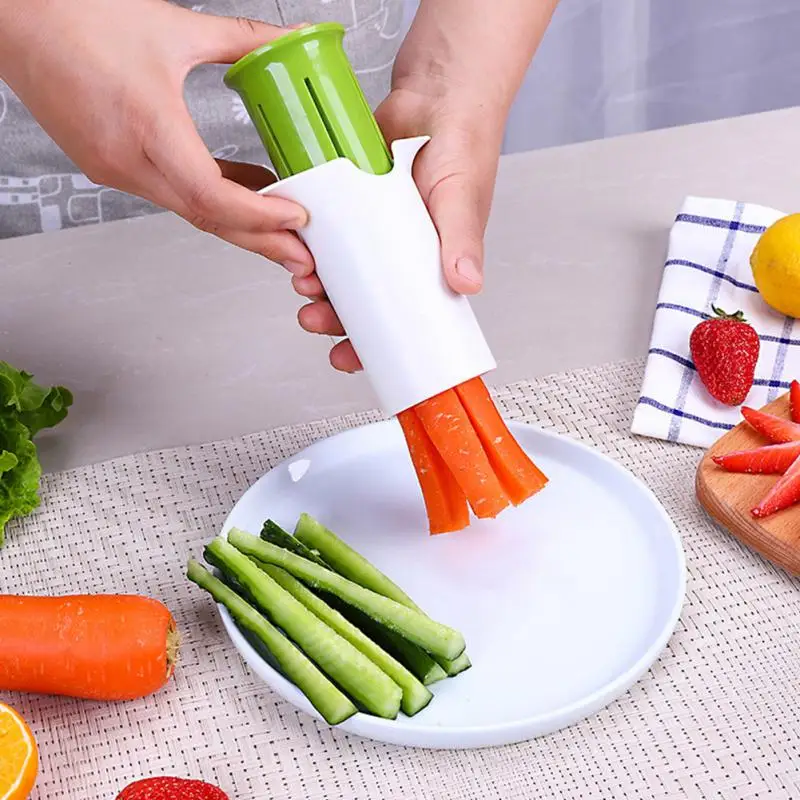 Creative DIY Plastic Presse Fruit Cutter Vegetable Slicer