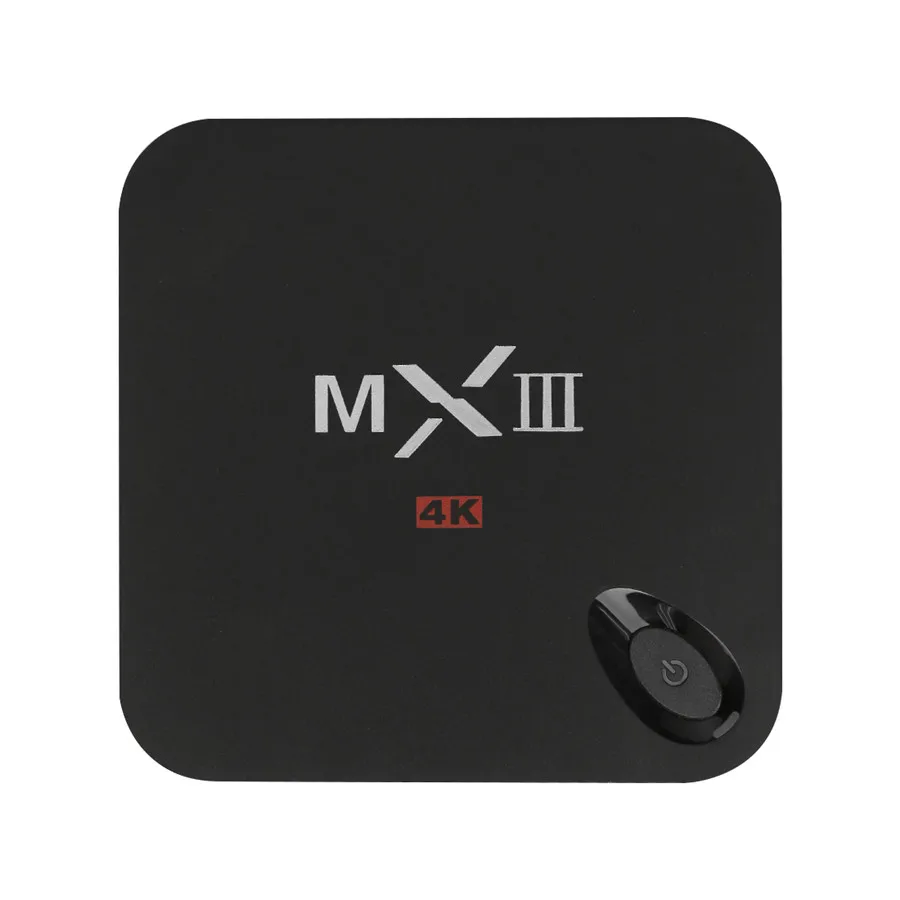 

Android tv box MXIII 4K Tvbox Amlogic S802 Quad Core 1G 8GB 1080P WIFI USB Tv Set Top Box