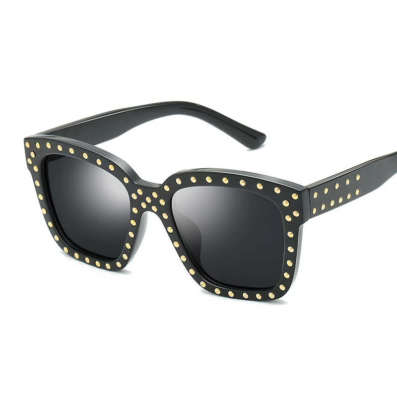 

Oculos Sunglasses Women Retro Round Nail Sunglasses Korean Version Gothic Trend Unisex Glasses Men Gafas De Sol Mujer