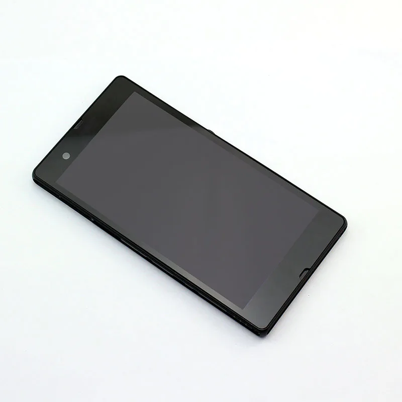 New LCD Touch Screen with Digitizer + Frame Assembly For Sony Xperia Z L36H L36 LT36 C6603 C6602 Black Replacement Part | Мобильные