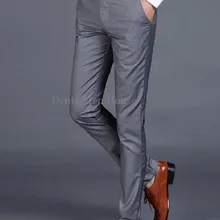Мужские брюки, мужские облегающие брюки, брюки для офиса, мужские брюки большого размера, деловые классические мужские офисные брюки