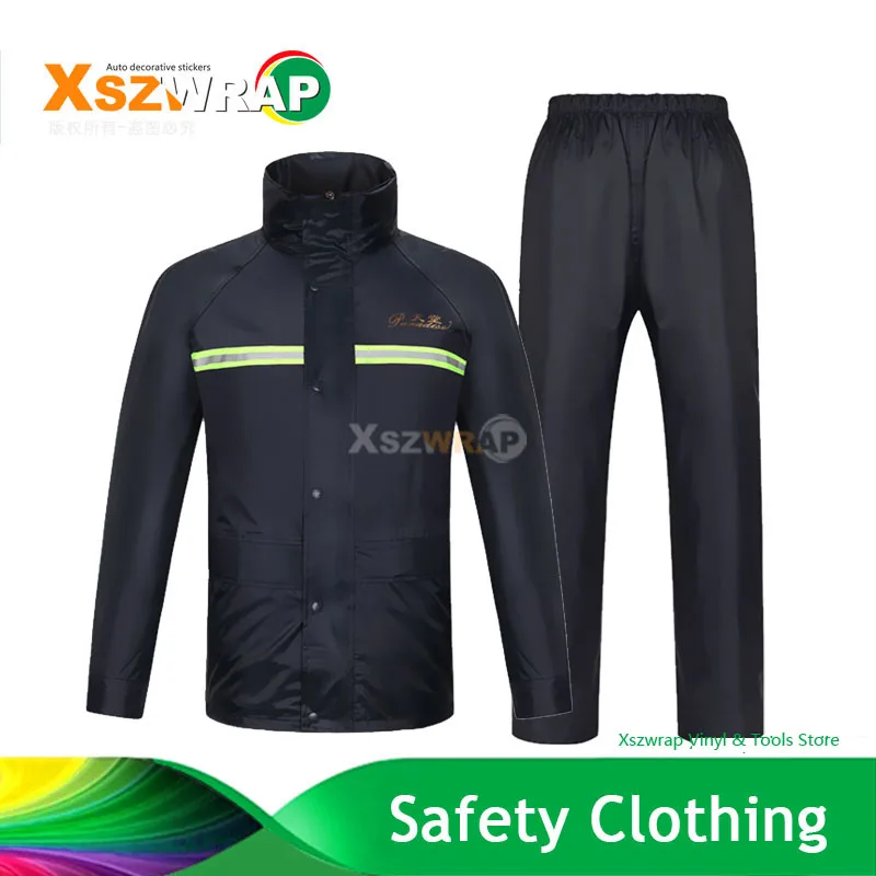 

Raincoat,Rain Pants,Heavy Rain Gear,Waterproof Motorcycle Bicycle Rain Jacket Suit Poncho Table Size Large Size Fishing Raincoat