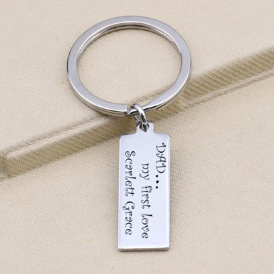 Breloque Pour Sac Papa Papa Mon Premier Amour Scarlett Grace Estampille A La Main Cadeau D Anniversaire Fete Des Peres Present Porte Cles Pere Amour Porte Cles Aliexpress Bijoux Et Accessoires