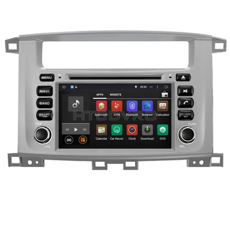 Excellent YMODVHT 7inch 4G Octa Core Android 9.0 7.1 Car DVD GPS for Toyota Land Cruiser 100/LC 100/for Lexus LX 470 Auto RDS Radio Audio 1