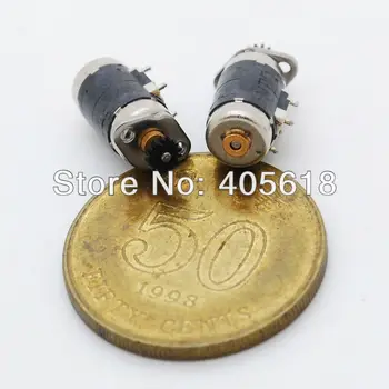 

20PCS 4 Wire 2 Phase Miniature stepper motor D6mmx H11mm with before bear